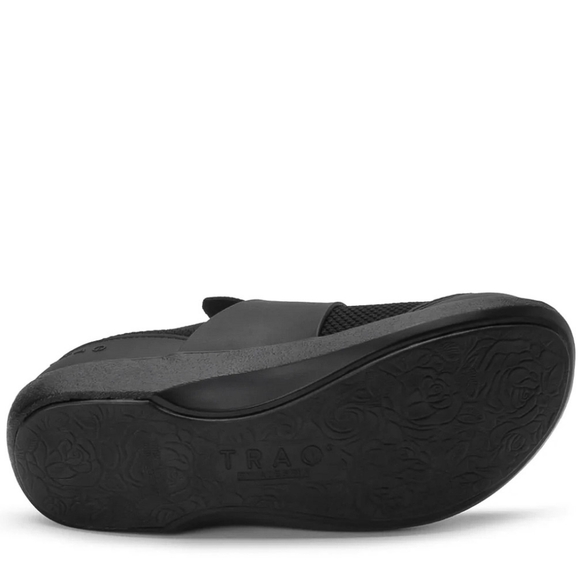 New Alegria Women's Qwik Traq Walking Sneaker Black Comfort Shoe 10.5 - Picture 5 of 6